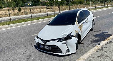 Yozgat'ta 2 araç çarpıştı, 2 kişi yaralandı