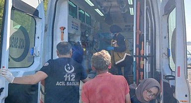 Yürüyüş yaparekn uçurumdan düşen kadın yaralandı