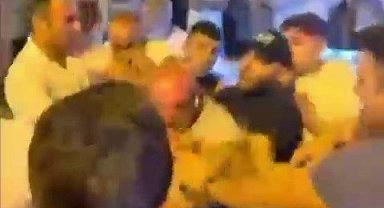 Zabıta memurlarıyla seyyar satıcılar böyle kavgaya tutuştu