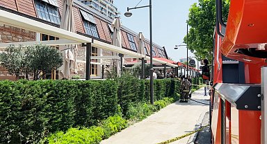Zeytinburnu Fişekhane'de bir restoranda korkutan yangın