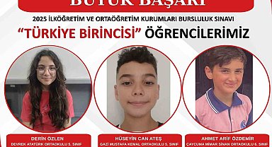 Zonguldaklı öğrenciler bursluluk sınavında Türkiye birincisi oldu