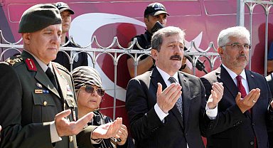 15 temmuz, Samsun'da şehitlikte anıldı