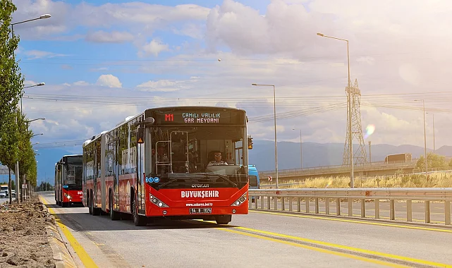 15 Temmuz'da Sakarya'da toplu ulaşım ücretsiz olacak