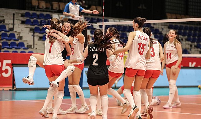 16 Yaş Altı Milli Voleybol Kız Takımı finalde
