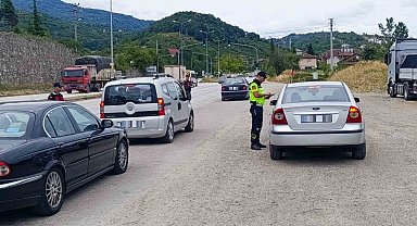 2 bin 44 araç sürücüsüne cezai işlem uygulandı