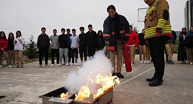 354 Yangına müdahale ettiler