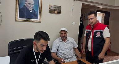 'Genel Tarım Sayımı' Aydıntepe'de tüm hızıyla sürüyor
