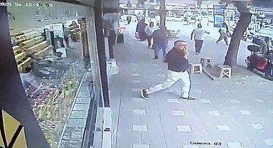 4.2 büyüklüğündeki depremde mağazalardan böyle kaçtılar