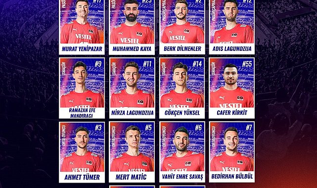 A Milli Erkek Voleybol Takımı'nın, Milletler Ligi 3. hafta kadrosu açıklandı