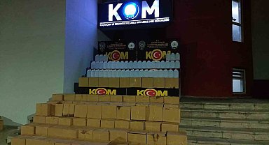 Adana'da 1 ton 690 litre kaçak etil alkol ele geçirildi