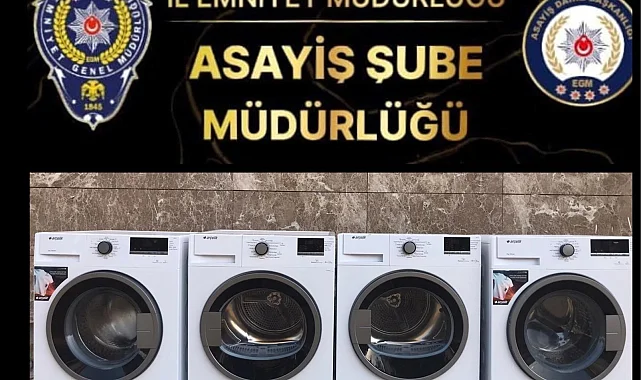 Adıyaman konteyner kentte çamaşır makinesi hırsızları yakalandı