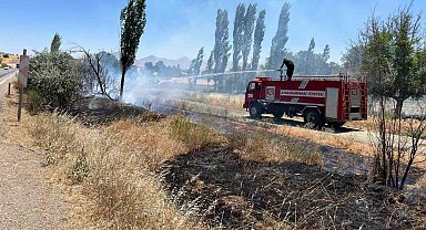 Afette, yangında, kurtarmada büyükşehir itfaiyesi görevde