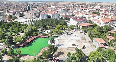 Ahmet Uslu Dutluk Parkı'nda yenileme çalışmaları başladı