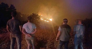 Ahmetli'de çıkan orman yangını Salihli'ye ulaştı