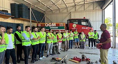 AK Gençlik yangın eğitimi aldı