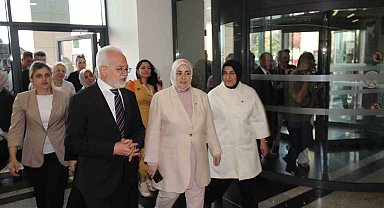 AK Parti İstanbul Milletvekili Ercan, orman yangınında yaralanan personeli hastanede ziyaret etti