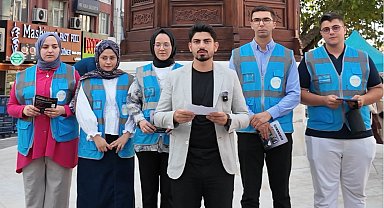 AK Parti Osmangazi Gençliğinden broşürlü vicdan çağrısı