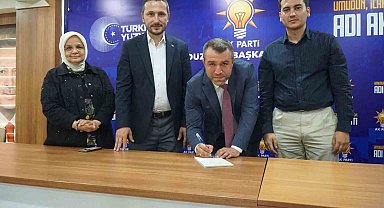AK Partiye katıldı
