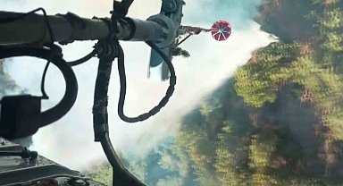 Akhisar'daki orman yangını 4'üncü gününde devam ediyor