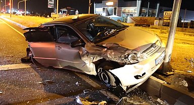 Aksaray'da tır ile 2 otomobil çarpıştı: 1 yaralı