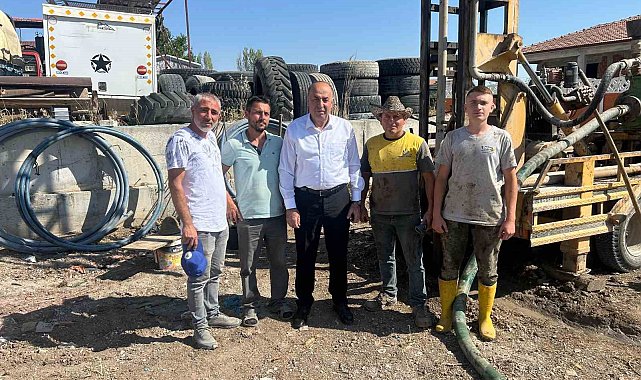 Alaca Belediyesi'nin sondaj çalışmaları sürüyor