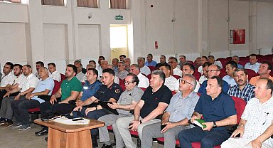 Alaçam'da Muhtarlar Toplantısı