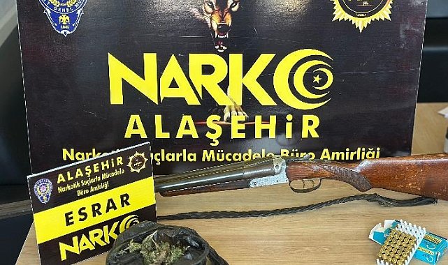 Alaşehir'de uyuşturucudan 1 tutuklama