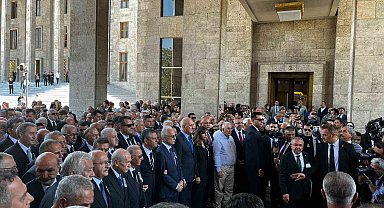 Altan Öymen için TBMM'de cenaze töreni düzenlendi