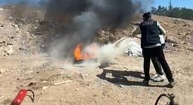 Anadolu Üniversitesi'nden yangın tatbikatı