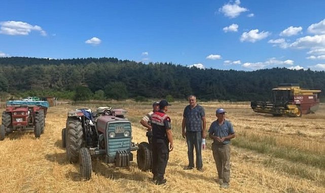 Anız ve orman yangınlarına karşı bilgilendirme faaliyeti