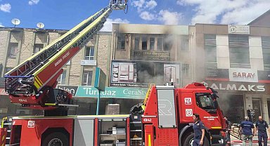 Ankara'da Siteler Sanayi bölgesinde yangın