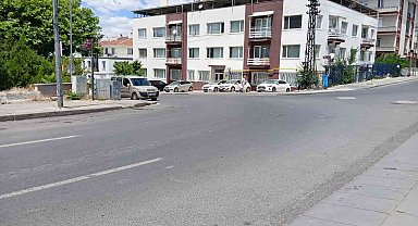 Ankara'da trafikte sürücülerin kavgası kamerada