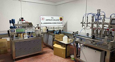 Antalya'da 46 bin litre sahte içki ele geçirildi: 3 tutuklama