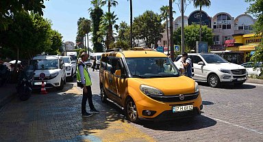 Antalya'da otobüs ve taksilere sıkı denetim