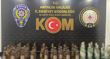 Antalya'da son 1 haftada çok miktarda kaçak içki ve tütün ele geçirildi