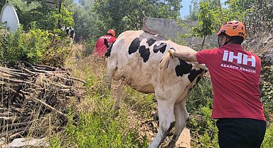 Antalya'da yerleşim yerlerini tehdit eden orman yangınında bazı evler tahliye edildi