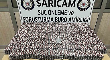 Apartman dairesine yapılan baskında 27 bin 412 uyuşturucu ele geçirildi