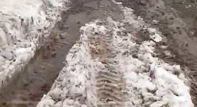 Ardahan'da temmuzda karla mücadele devam ediyor