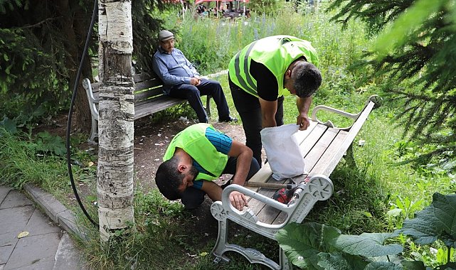 Ardahan'ın park ve bahçeleri yenileniyor