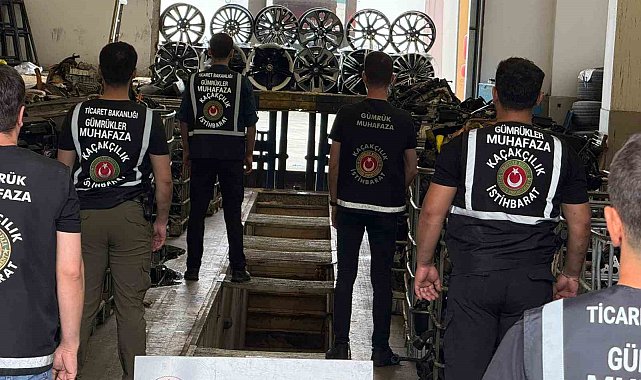 Artvin'de 32 milyon liralık kaçak oto yedek parçası ele geçirildi
