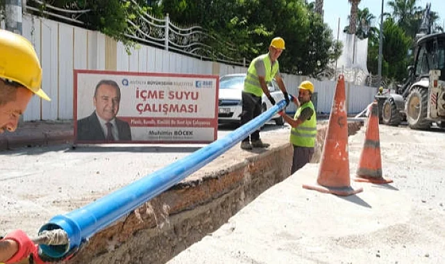 ASAT'tan Konyaaltı'na 570 Milyon TL'lik içme suyu yatırımı