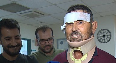 Aslanın saldırısına uğrayan adam: "Sivrisinekten ısırmasın diye üstümü örttüm, aslan ısırdı"