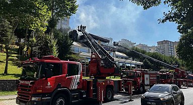 Ataşehir'de balık restoranında korkutan yangın