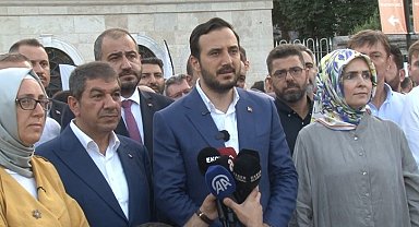Ayasofya'nın ibadete açılışının 5. yılı için sabah namazı programı düzenlendi.