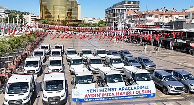 Aydın Büyükşehir Belediyesi'nden Bozdoğan'a hizmet aracı desteği