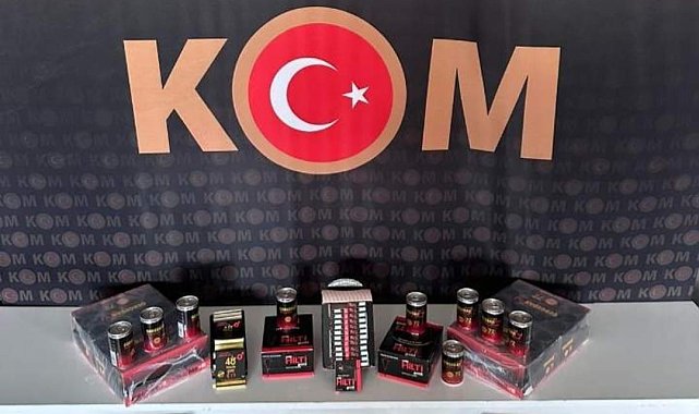 Aydın'da 263 adet kaçak gıda takviyesi ele geçirildi