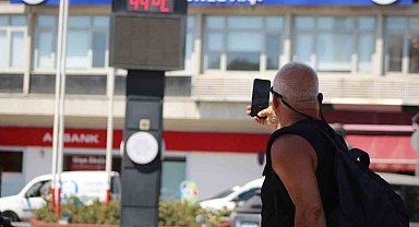 Aydın'da termometreler 44 dereceyi gördü
