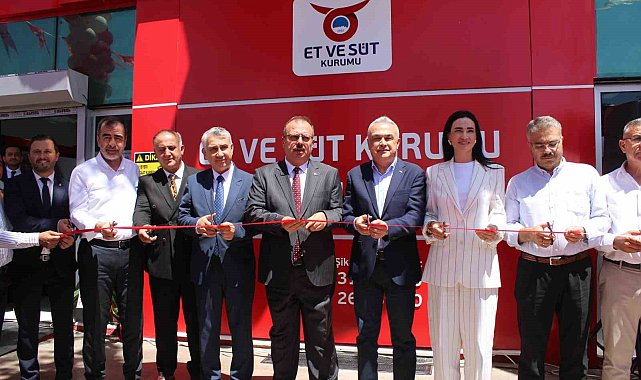 Aydın'ın ilk Et ve Süt Kurumu Mağazası İncirliova'da hizmete girdi