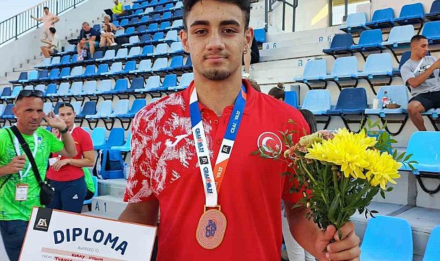Aydınlı milli sporcu Balkan Şampiyonu oldu