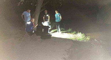 Ayvacık'ta dere kenarında kaybolan eski muhtar aranıyor